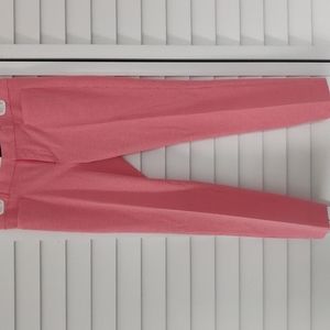 Banana republic trousers, Sloan fit, women's size 6, red and white